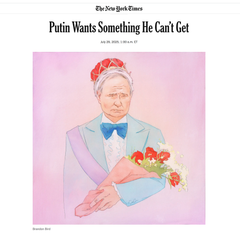 Prom King Putin original painting