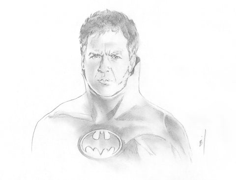 The part where Batman rips off his hat