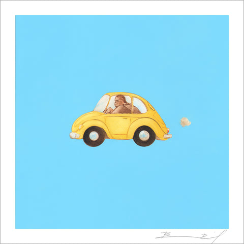 “Chewbaccabee” signed print