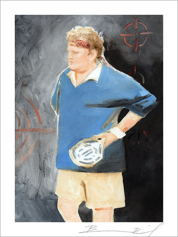 “Tennis Player” signed print