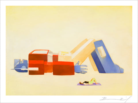 “Breathing Exercises” signed print