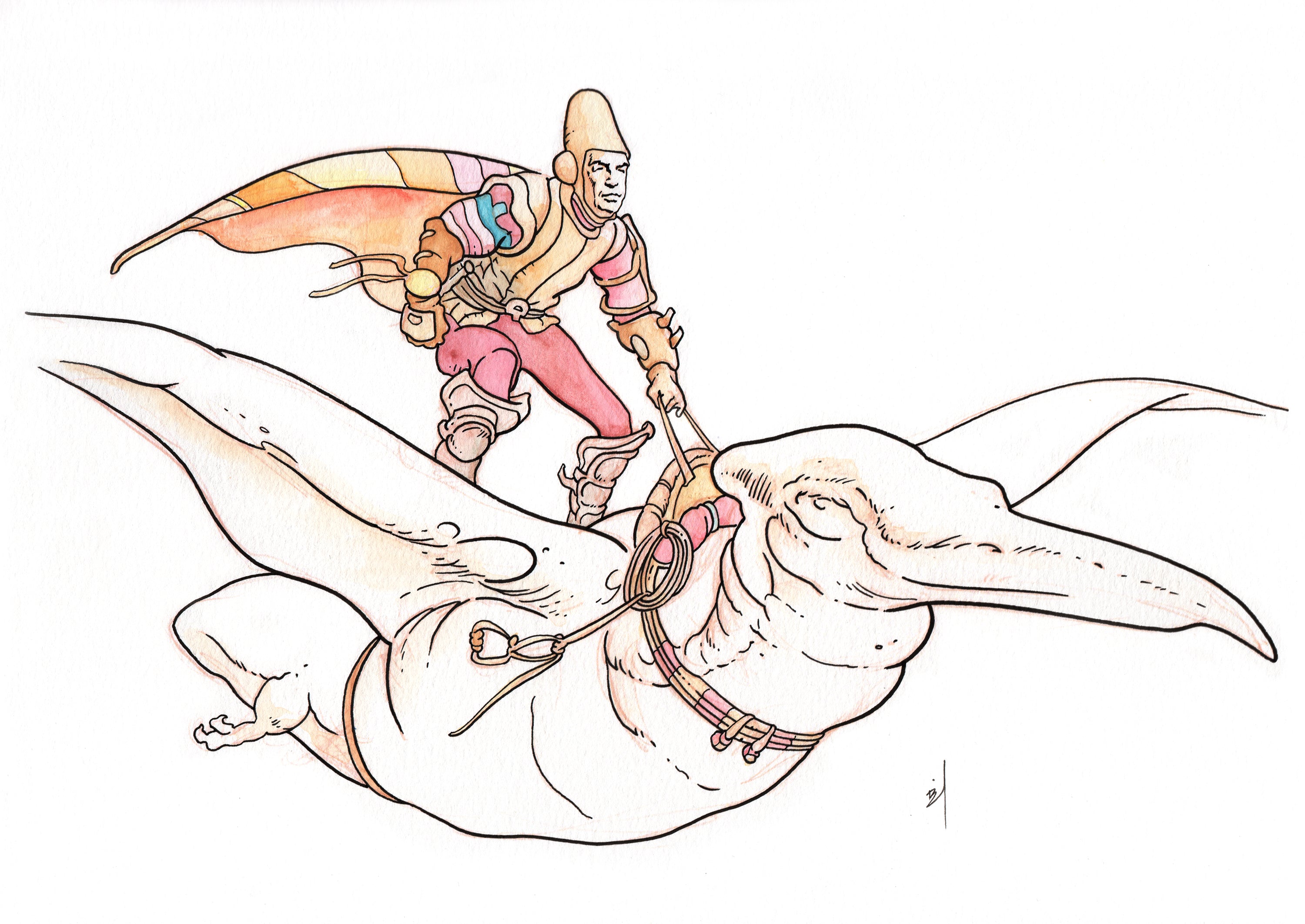 “Orbzach” original drawing