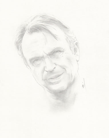 “Sam Neill” pencil drawing