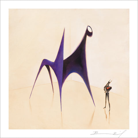 “Terry Looks at Art” signed print