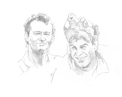 Drawing of Peter and Ray