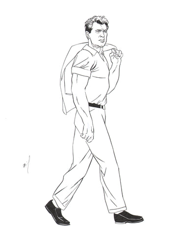 Good drawing of Rock Hudson