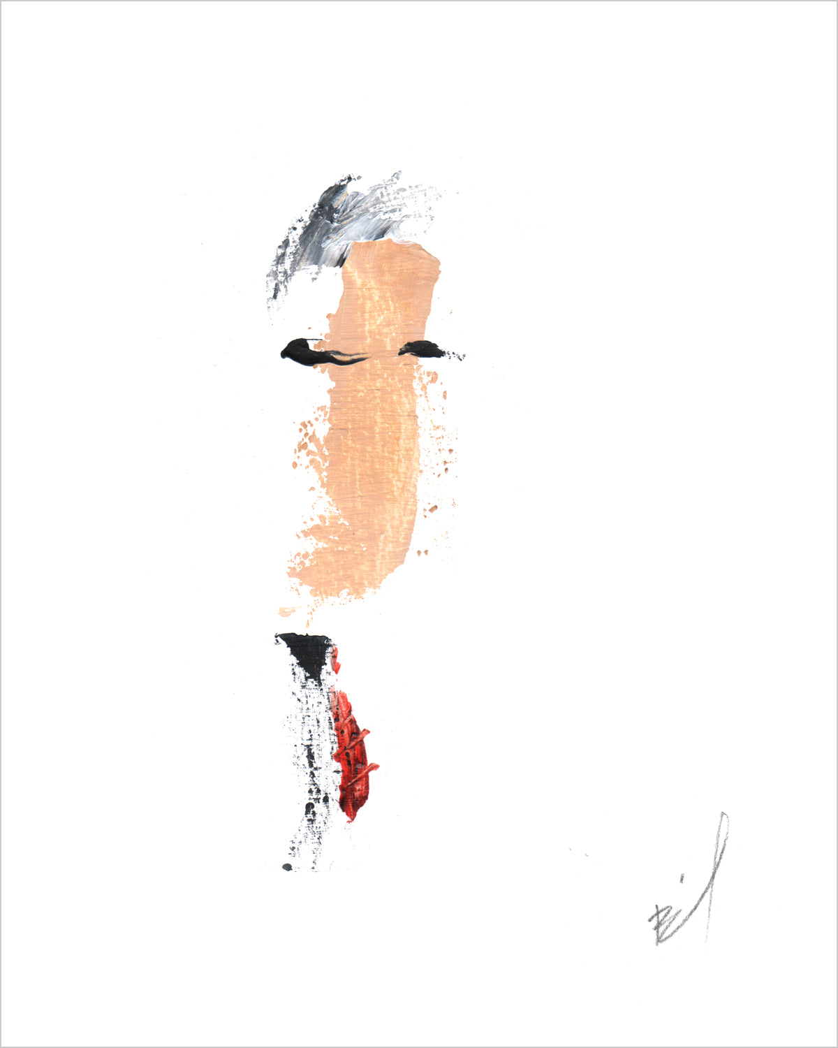 “Samstract Expresamnism” signed print
