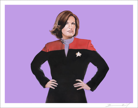 “Space Detective” signed print