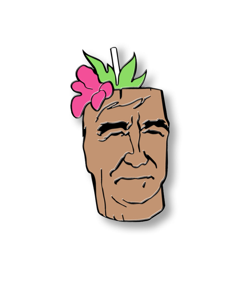 Tiki Jack enamel pin