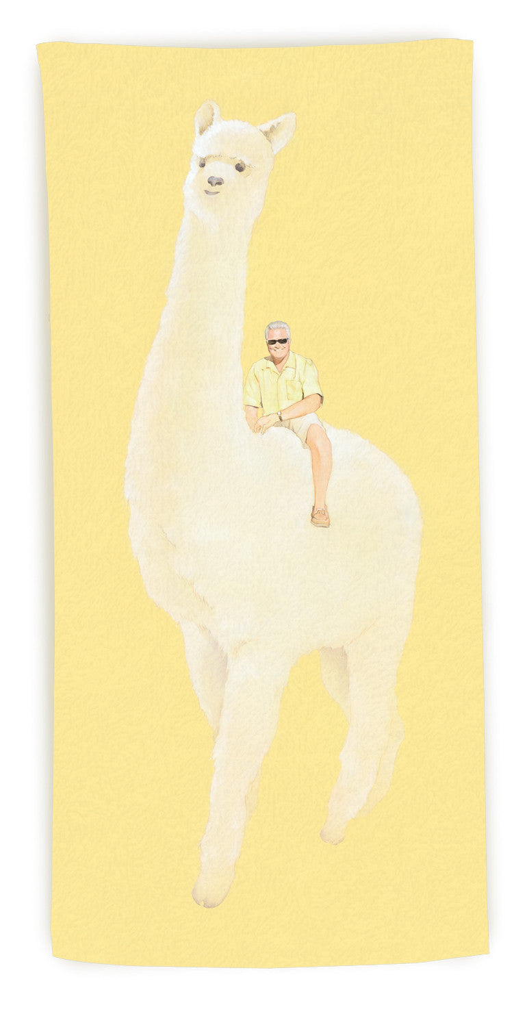 “The Stallion” beach towel