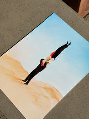 “Jimnastics (first draft)” original oil painting