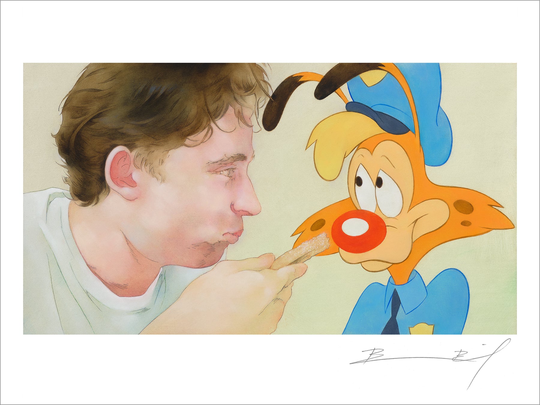 “Churro Scene” signed print