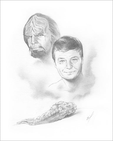 “The Dax Symbiont Remembers Past Lovers” signed print