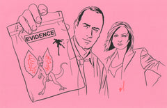 Evidence sketch card