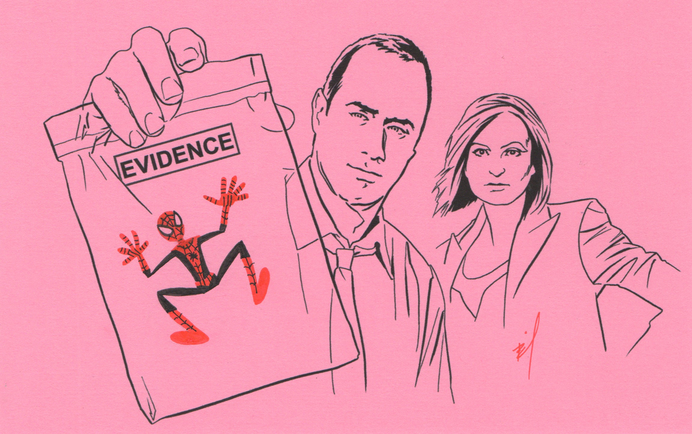 Evidence sketch card
