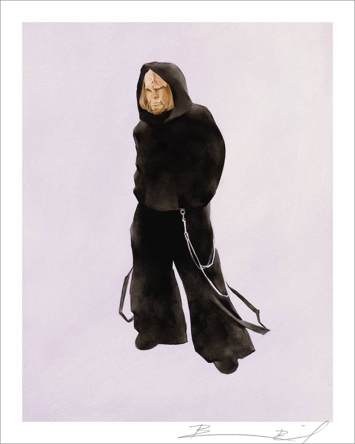 “Goth Worf” signed print