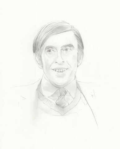 drawing of Martin Brennan
