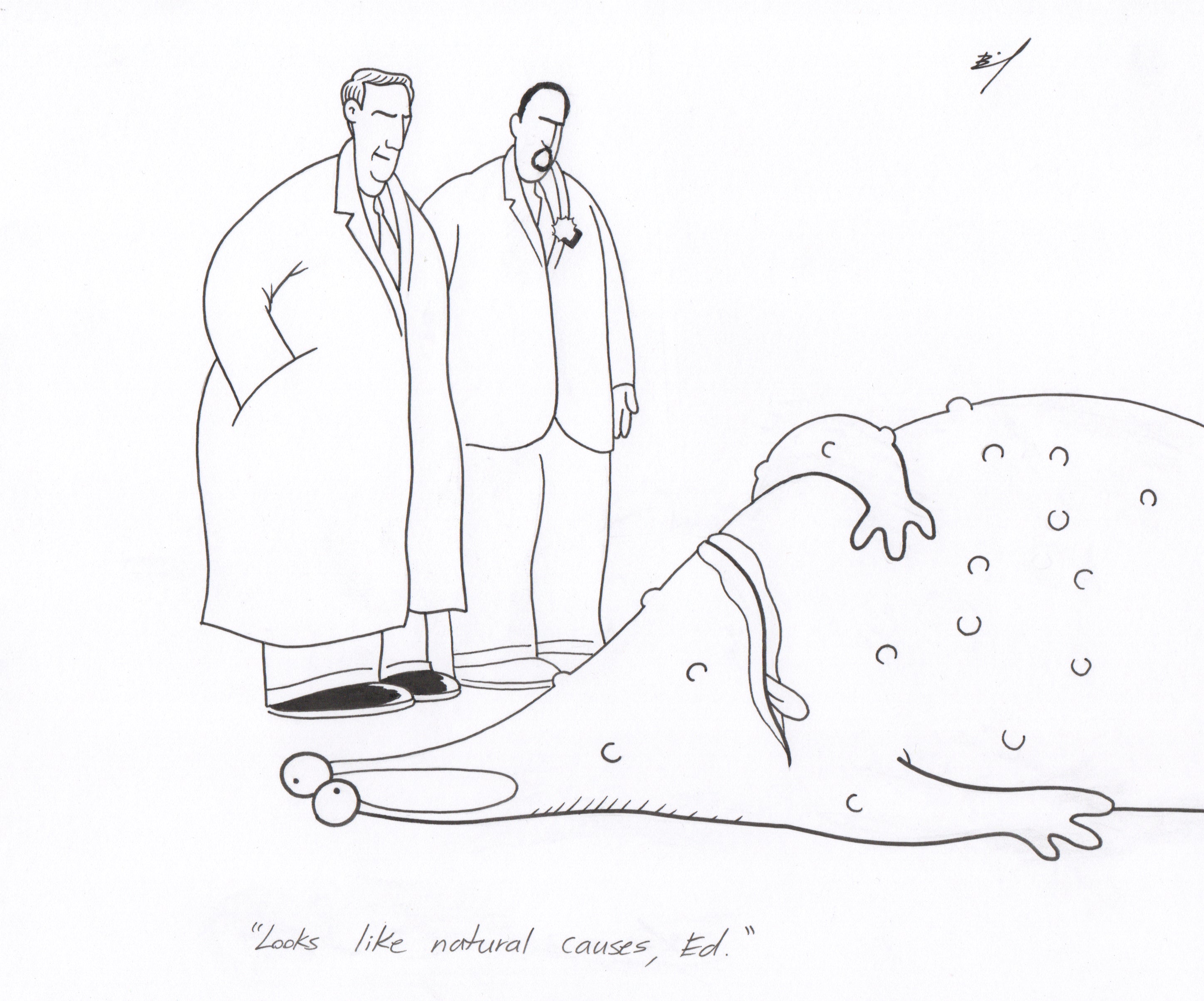 “The Far Orbach” original drawing