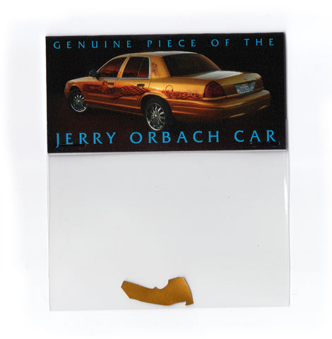 Genuine Piece of the Jerry Orbach Car