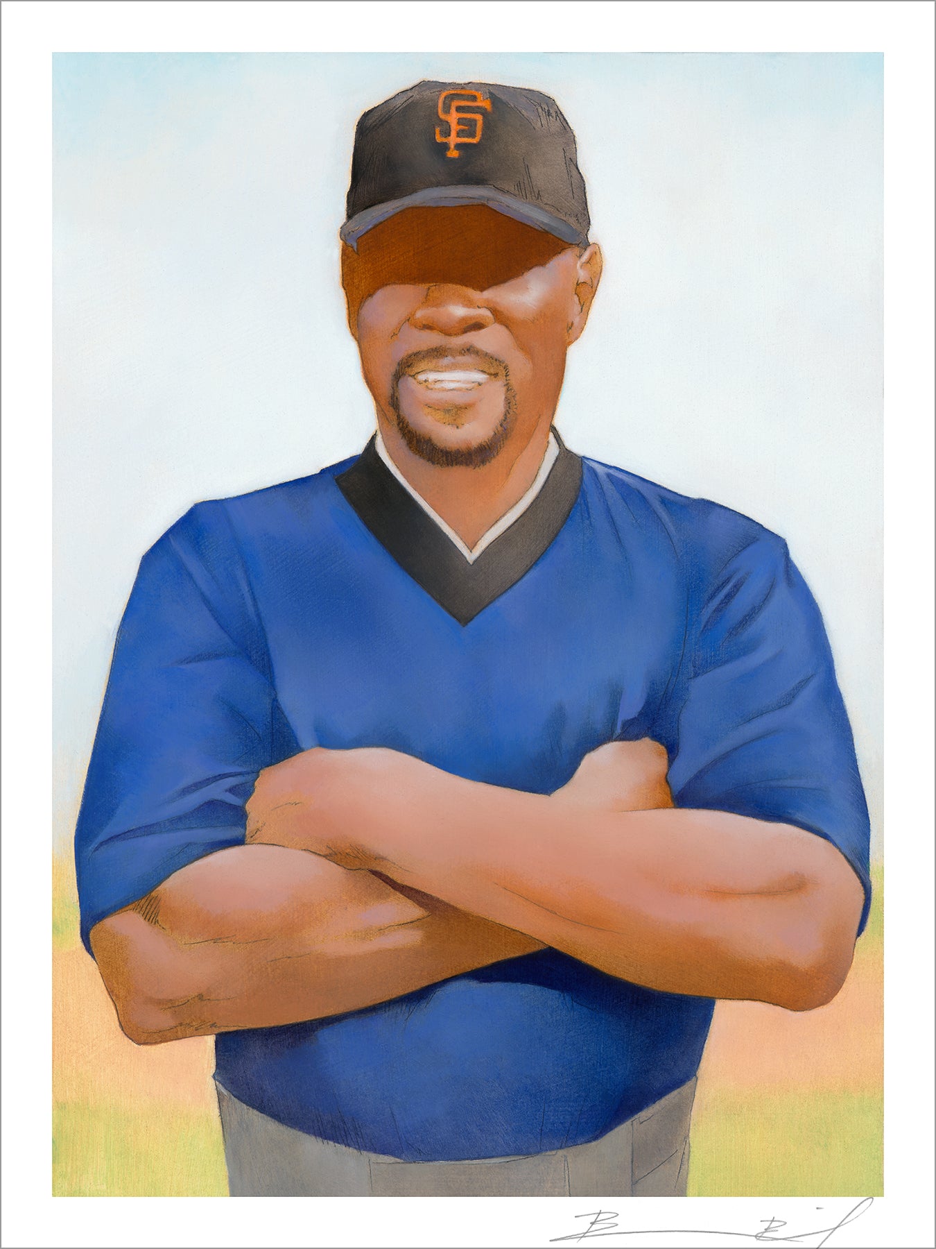 “Baseball Fan” signed print