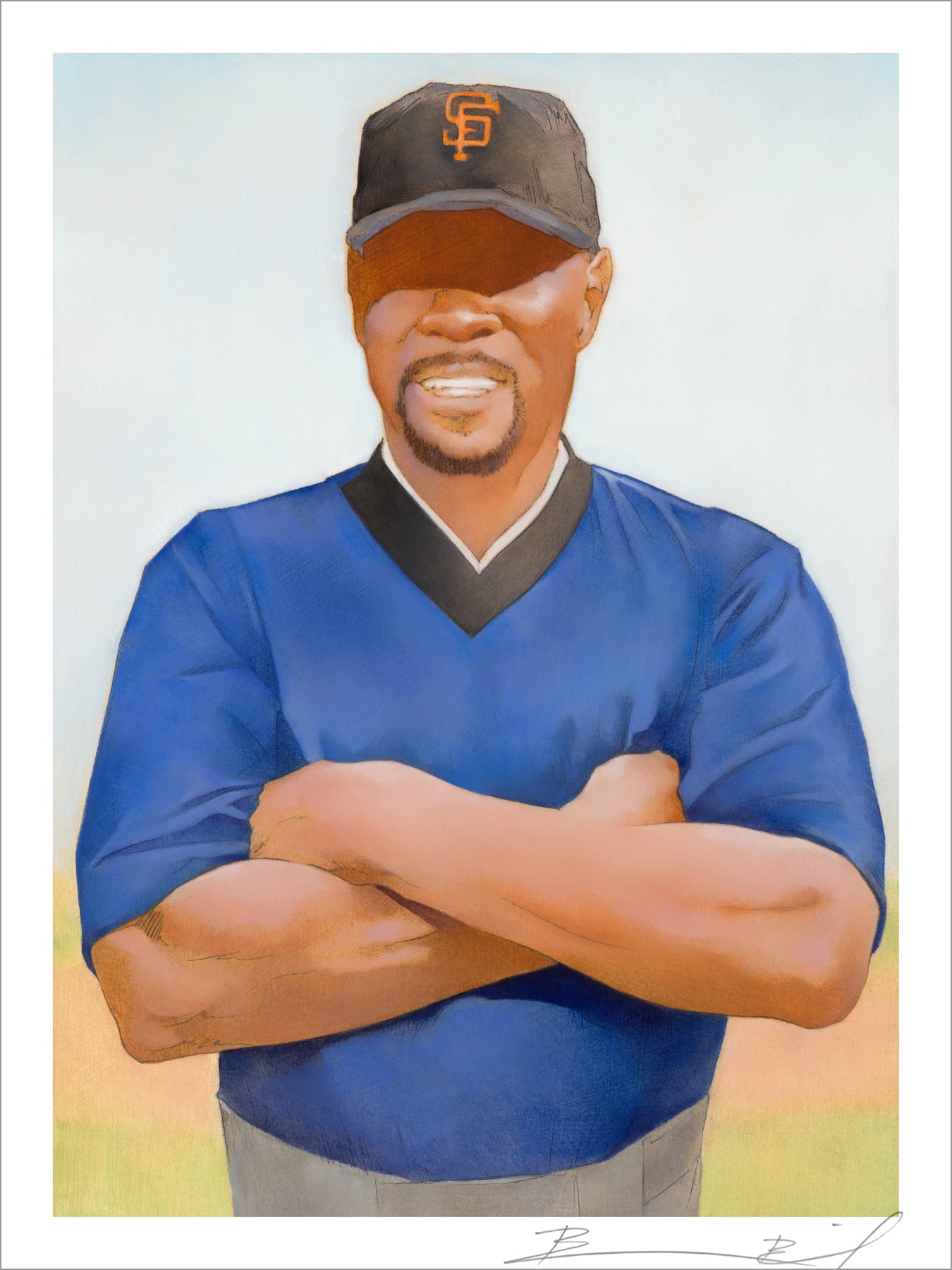 “Baseball Fan” signed print