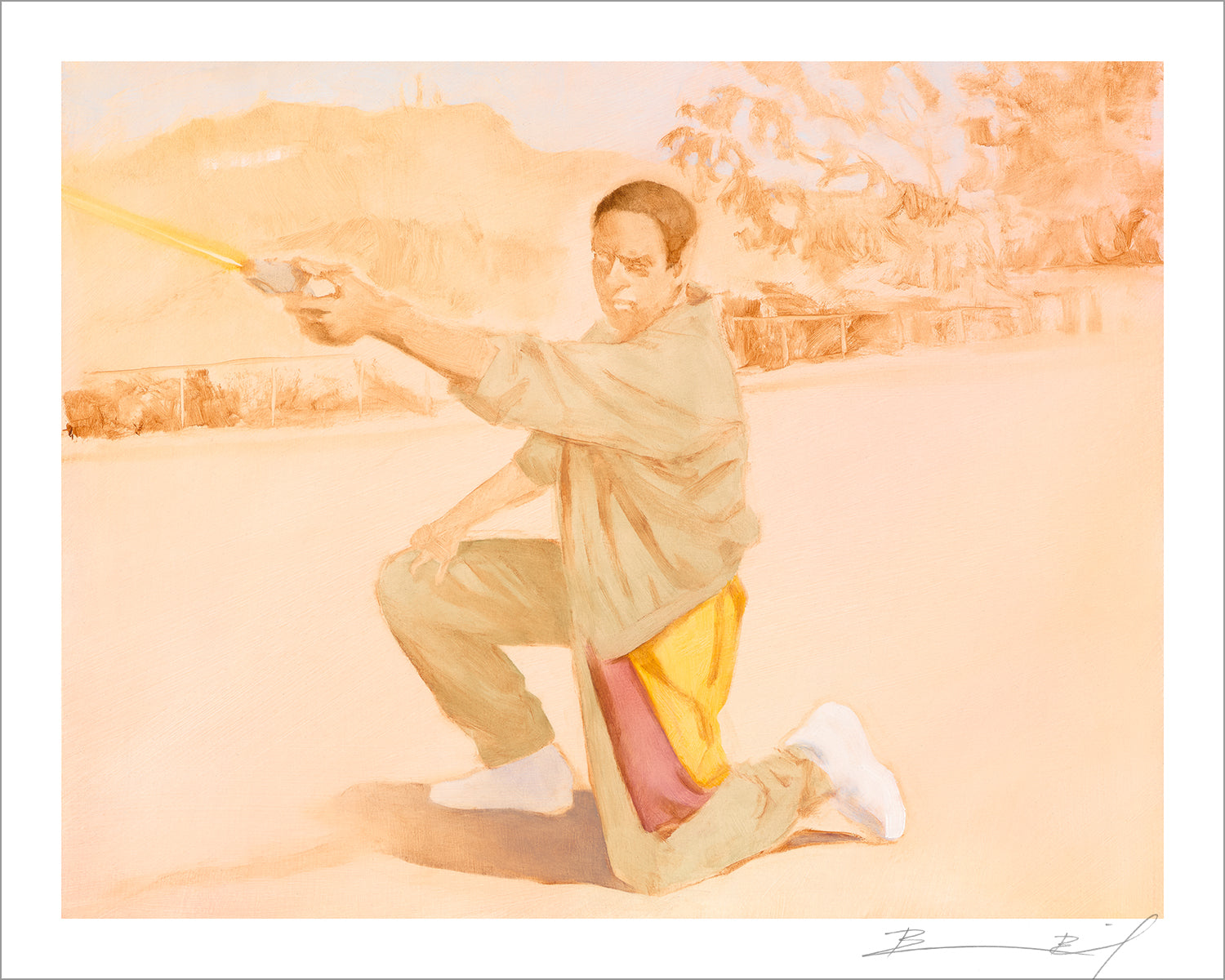 “Tuvok Goes Hollywood” signed print