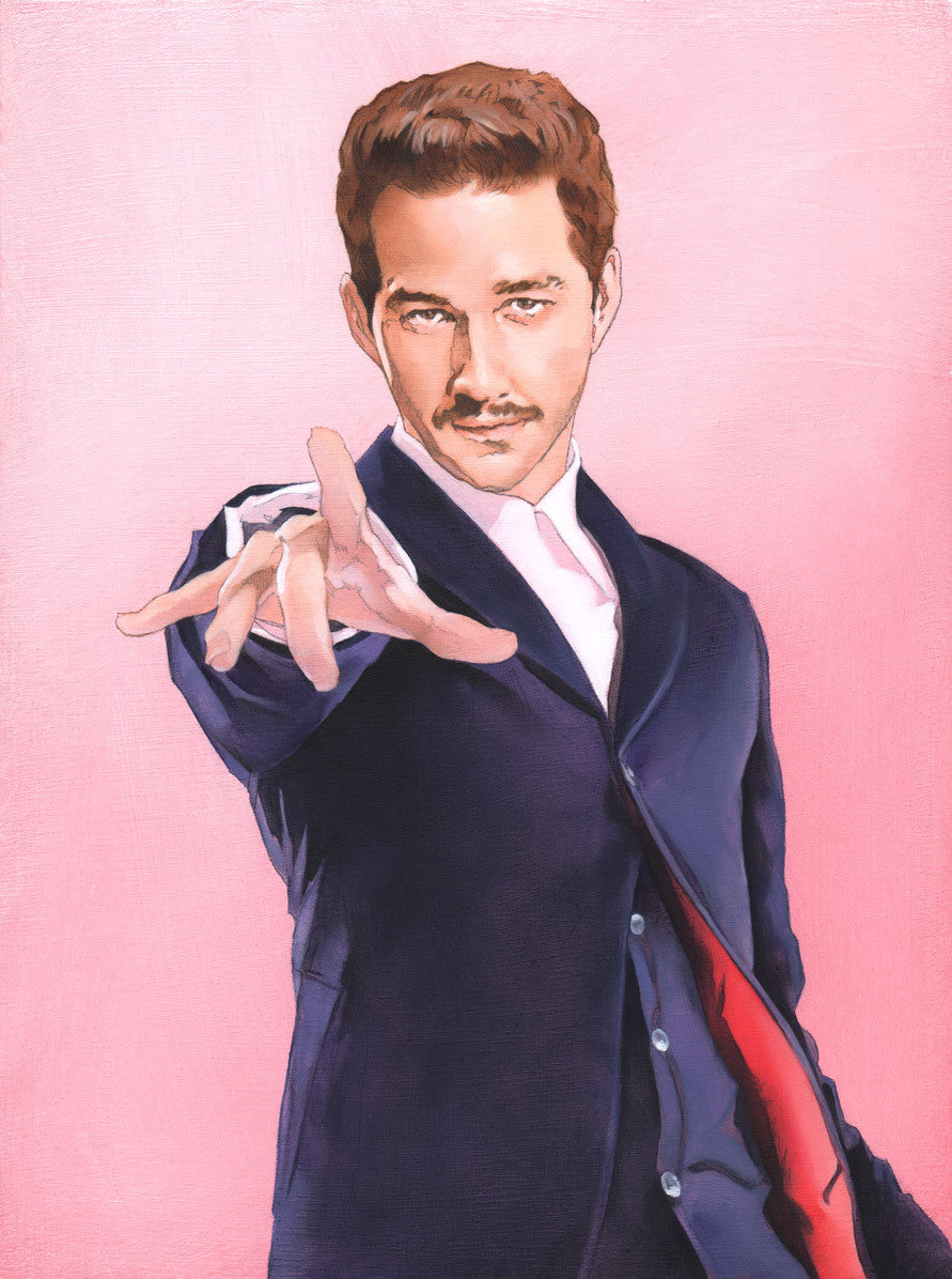 “The Twelfth Shia LaBeouf” original oil painting