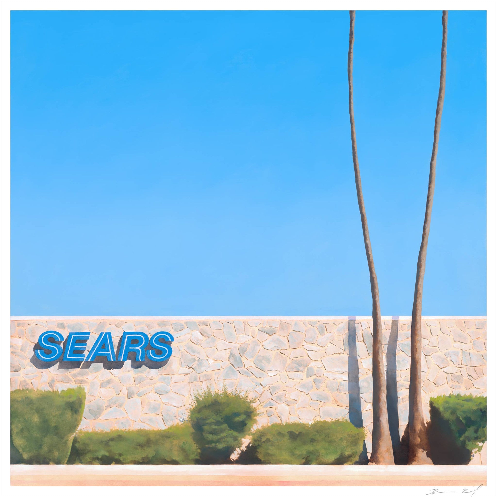 “Sears: Bakersfield” signed print