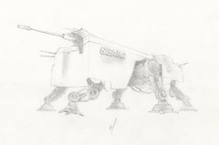 “AT-AS (All-Terrain Armored Sears)” original pencil sketch