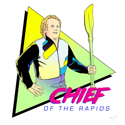 “Chief of the Rapids” signed print