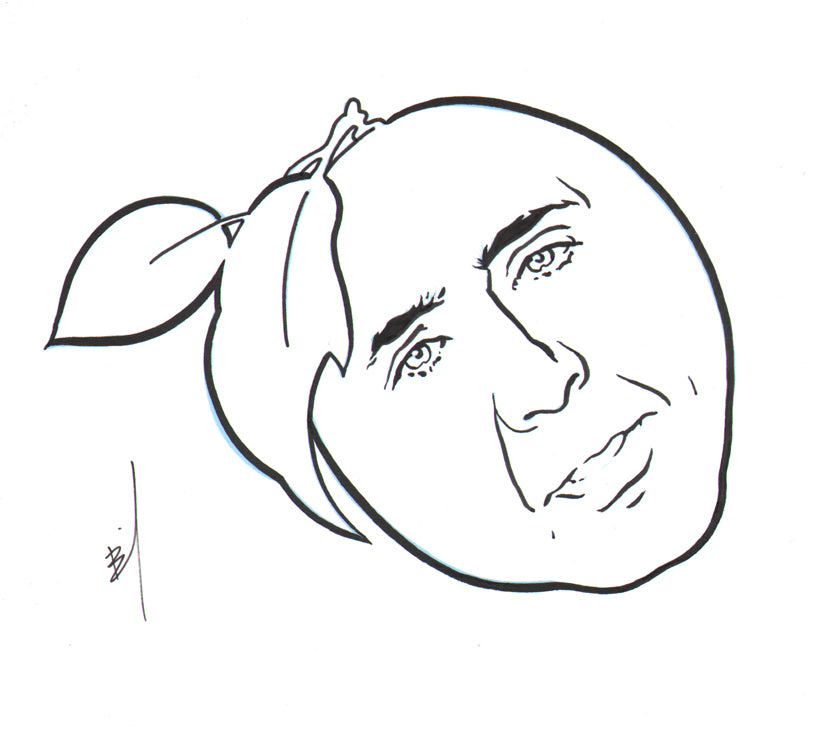Nicolas Cage as a lemon