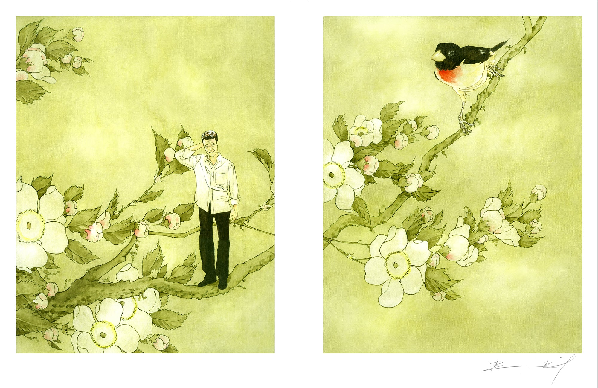 “Norton by Bird” signed print set