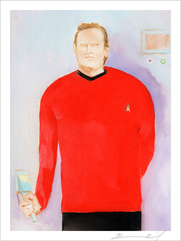 “O'Brien in the 23rd Century” signed print