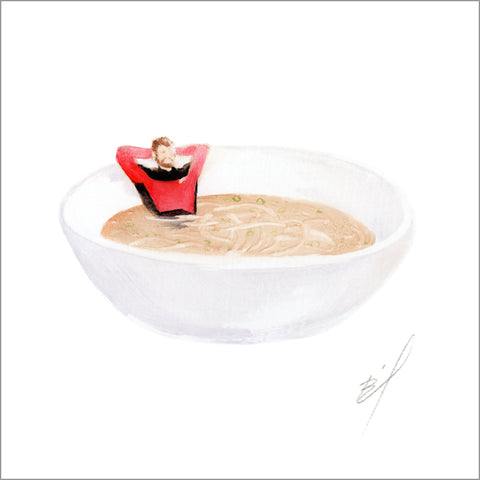 “Soup for One” signed print
