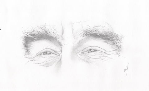 “Eyes of Justice” original pencil sketch