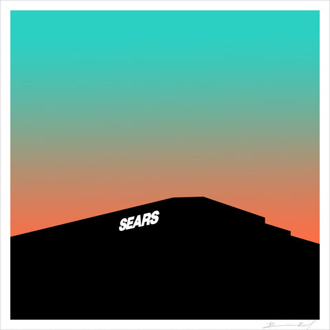 “Sears: Firesky” signed print