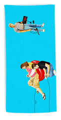 “No One Wants to Play Sega with Harrison Ford” beach towel